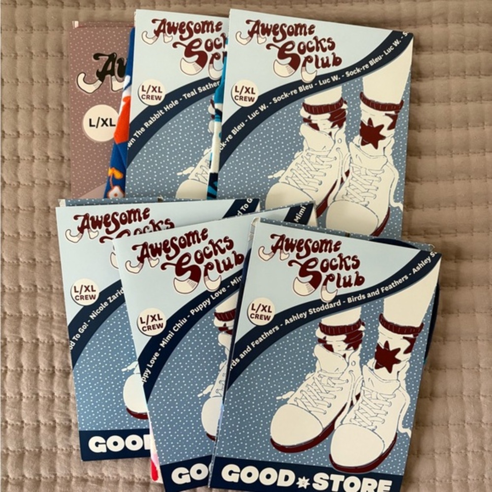 Awesome Socks Club Crew Socks Set